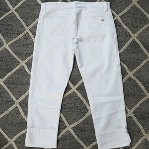 Joe's Jeans Jeans - Joe's Jeans Clean Cuff Crop in white Joe's Jeans Jeans - Joe's Jeans Clean Cuff Crop in white
